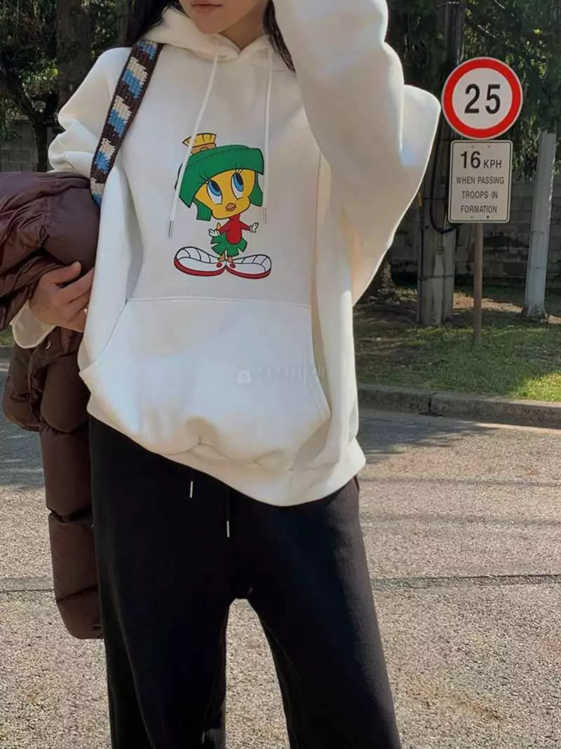 Jkichi - Korean Women Fashion - #womensfashion - Friends Hoody - 10