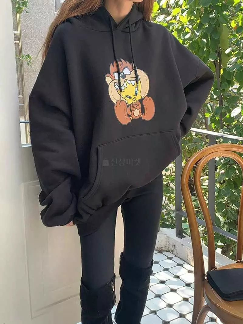 Jkichi - Korean Women Fashion - #womensfashion - Friends Hoody - 2