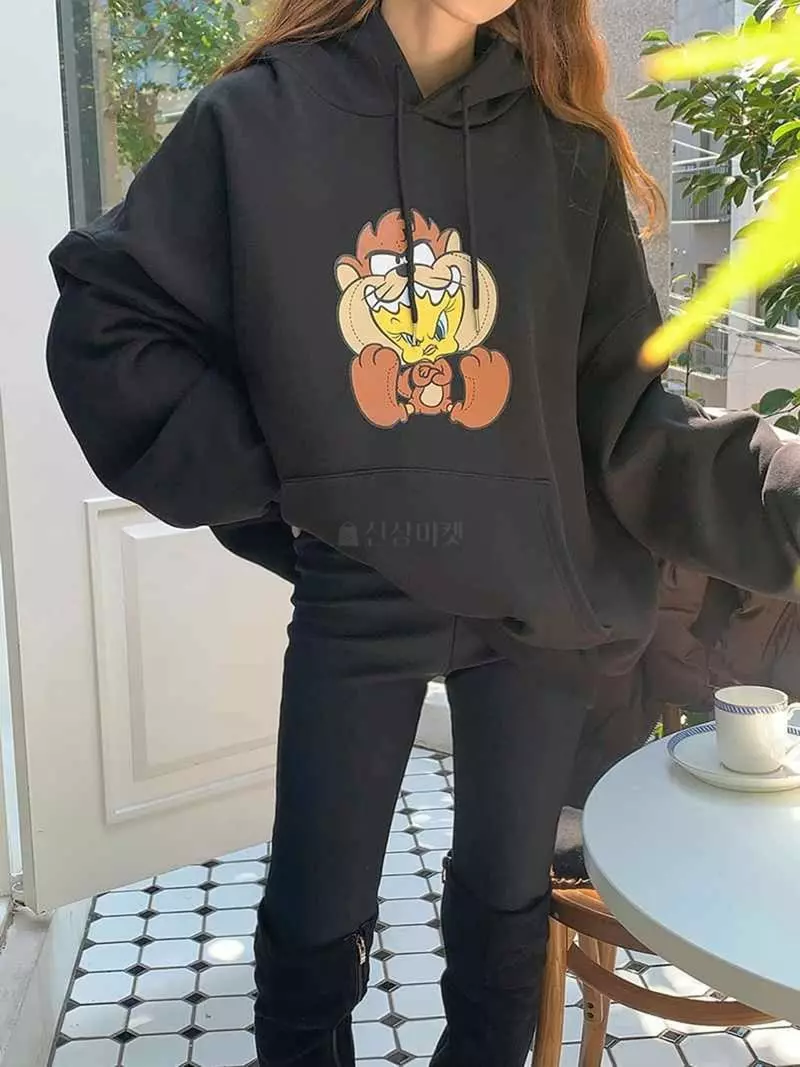 Jkichi - Korean Women Fashion - #momslook - Friends Hoody - 4