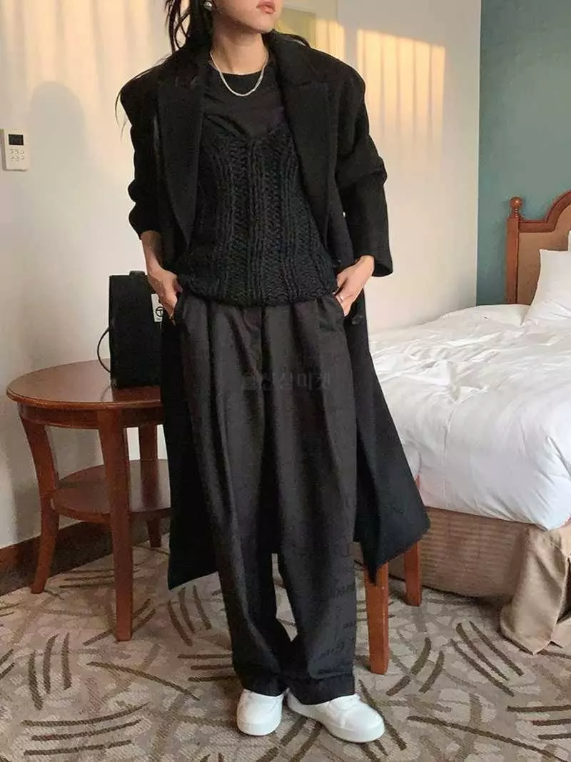 Jkichi - Korean Women Fashion - #womensfashion - Long Shoulder Coat - 12