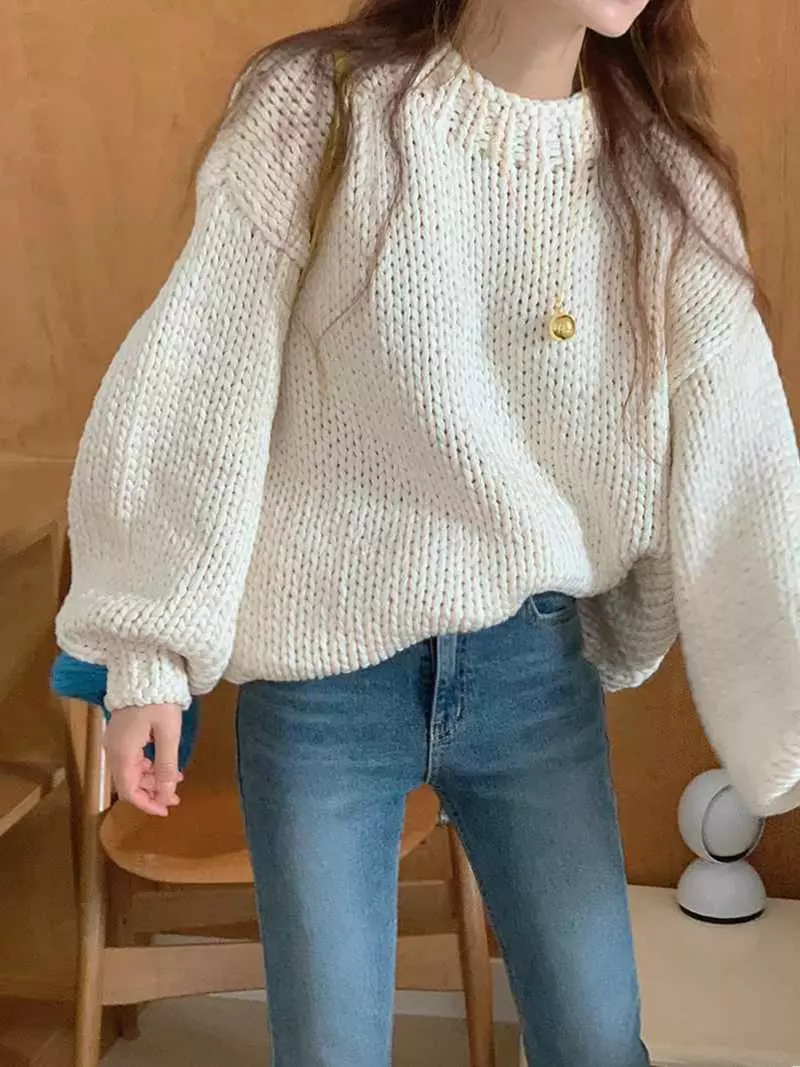 Jkichi - Korean Women Fashion - #momslook - Londin Knit Tee - 4