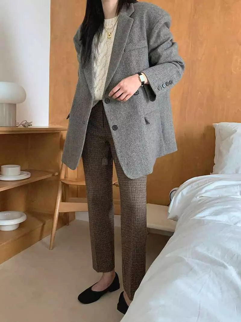 Jkichi - Korean Women Fashion - #momslook - Harris Jacket - 4