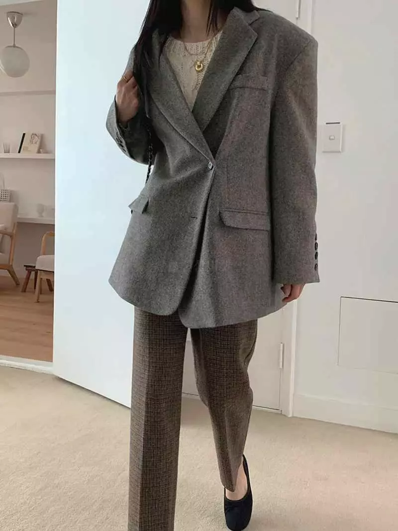 Jkichi - Korean Women Fashion - #womensfashion - Harris Jacket - 6