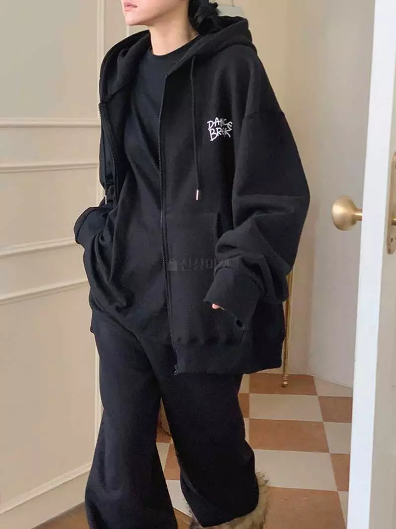 Jkichi - Korean Women Fashion - #momslook - Peeka Set Hoody Tee - 4