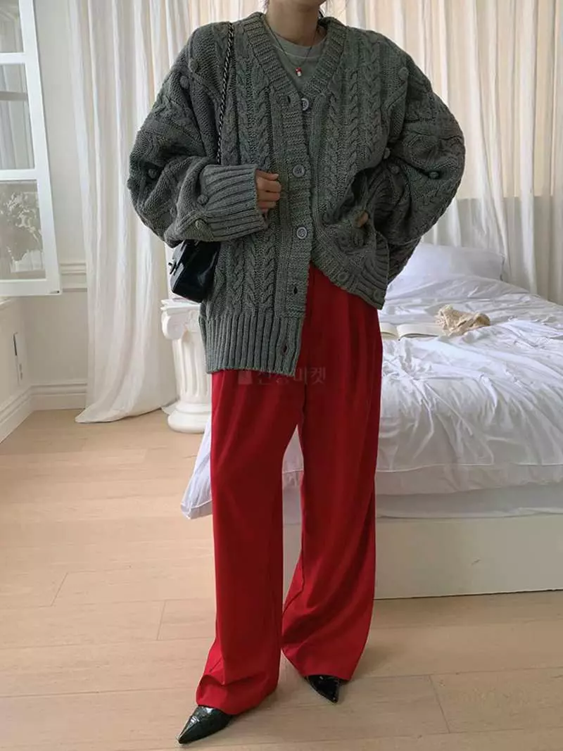 Jkichi - Korean Women Fashion - #womensfashion - Pompom Cardigan - 12