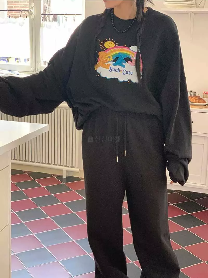 Jkichi - Korean Women Fashion - #womensfashion - Cute Bear Sweatshirt - 8