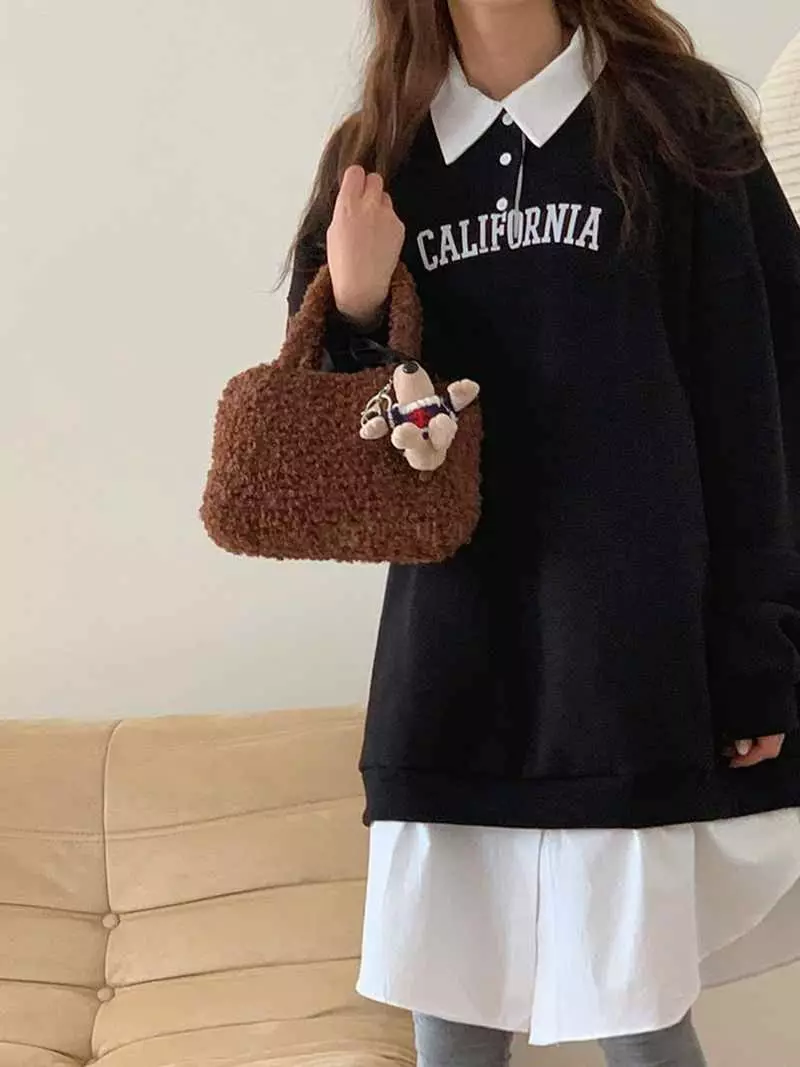 Jkichi - Korean Women Fashion - #womensfashion - California Sweatshirt - 8