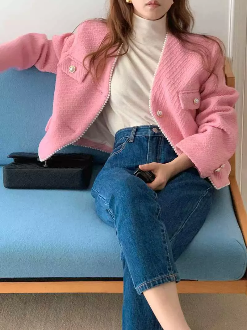 Jkichi - Korean Women Fashion - #momslook - Pearl Jacket - 4