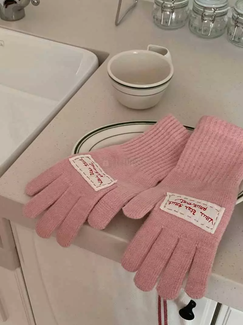 Jkichi - Korean Women Fashion - #womensfashion - Embroidery Gloves - 12