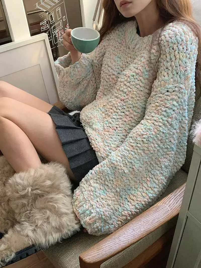 Jkichi - Korean Women Fashion - #momslook - Snow Knit Tee - 4