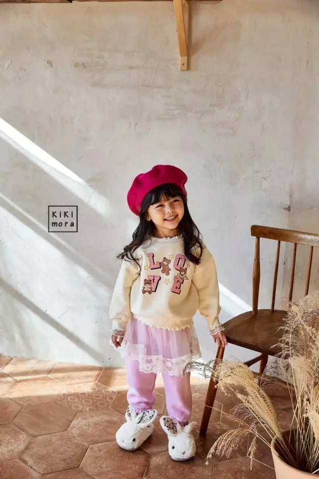 Kikimora - Korean Children Fashion - #Kfashion4kids - Love Bear Sweatshirt - 8