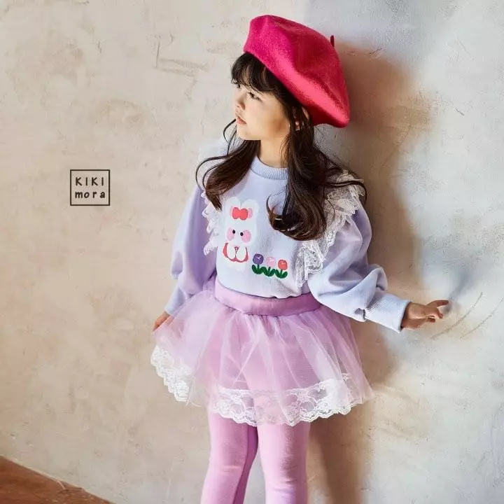 Kikimora - Korean Children Fashion - #Kfashion4kids - Mimi Lace Sweatshirt - 3