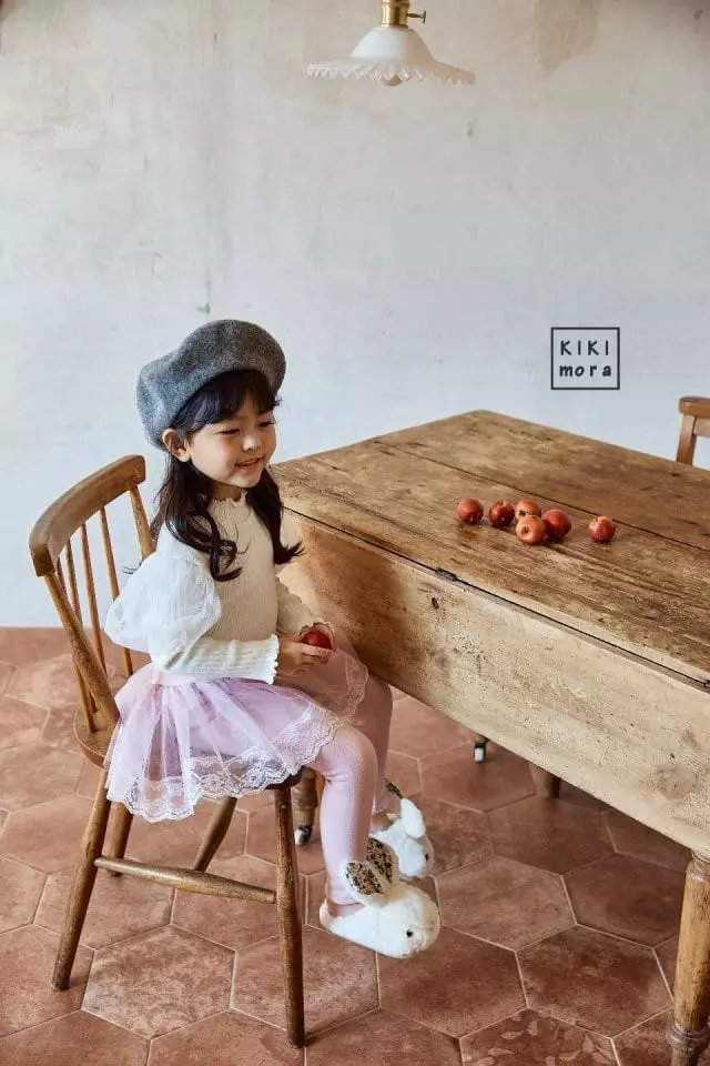 Kikimora - Korean Children Fashion - #childofig - Macaroon Rin Mesh Tee - 5