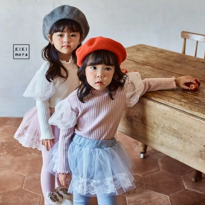 Kikimora - Korean Children Fashion - #designkidswear - Lace Tutu Skirt Leggings - 7
