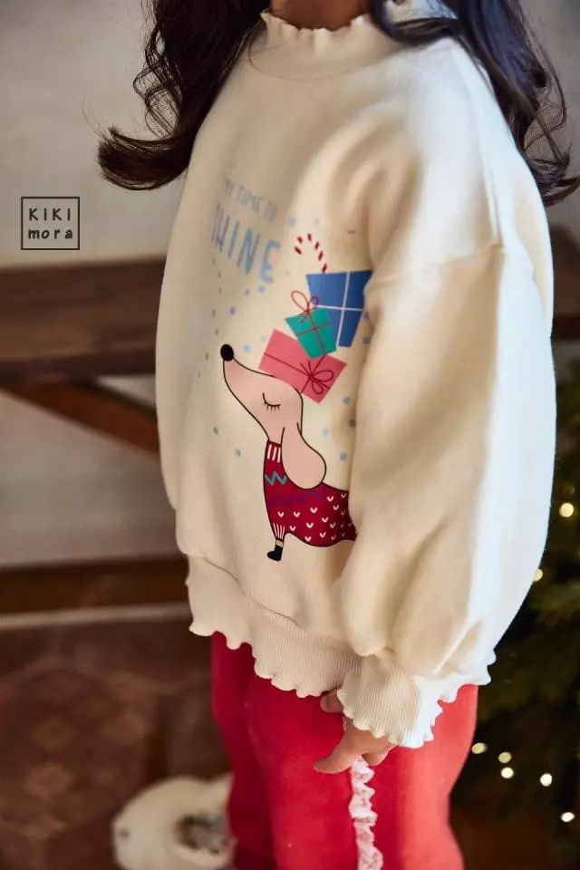 Kikimora - Korean Children Fashion - #kidsshorts - Mongi Santa SWEatshirt - 2