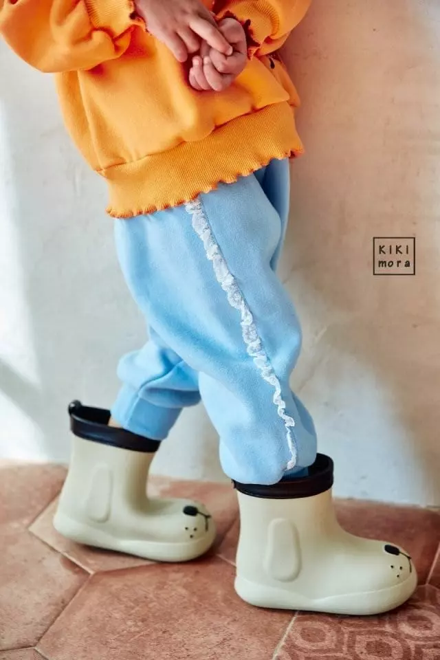 Kikimora - Korean Children Fashion - #kidsshorts - Line Lace Pants