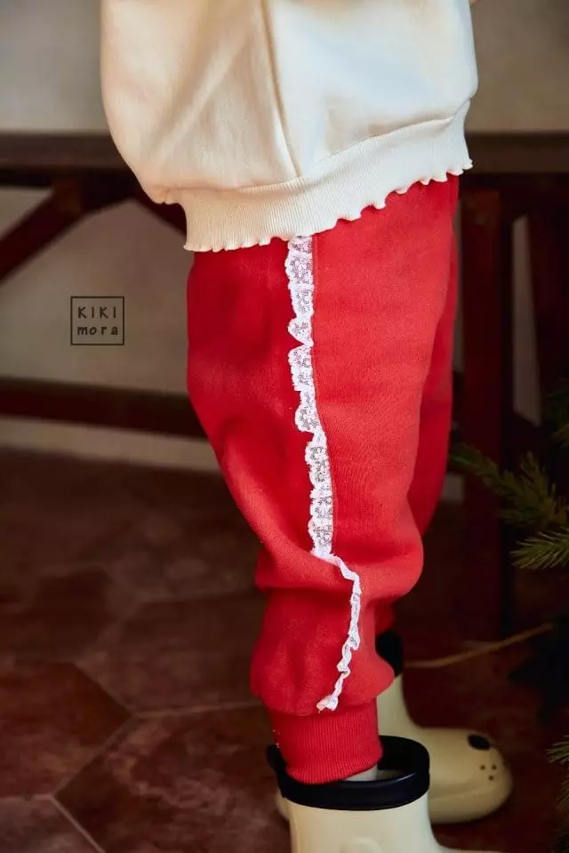 Kikimora - Korean Children Fashion - #kidzfashiontrend - Line Lace Pants - 3