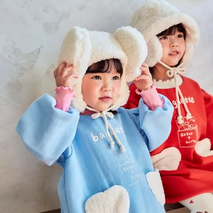 Kikimora - Korean Children Fashion - #kidzfashiontrend - Basket Heart Long Tee - 5