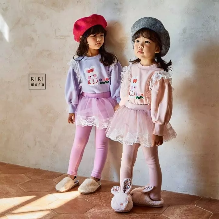 Kikimora - Korean Children Fashion - #kidzfashiontrend - Mimi Lace Sweatshirt - 2