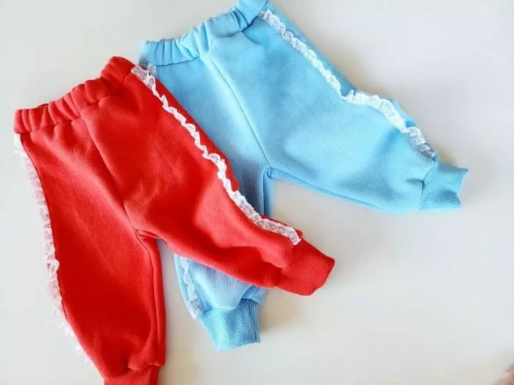 Kikimora - Korean Children Fashion - #littlefashionista - Line Lace Pants - 5