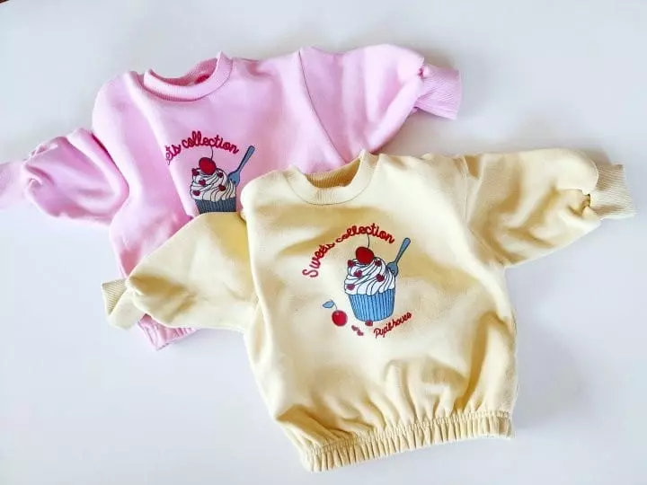 Kikimora - Korean Children Fashion - #littlefashionista - Cherry Ice Cream Sweatshirt - 6