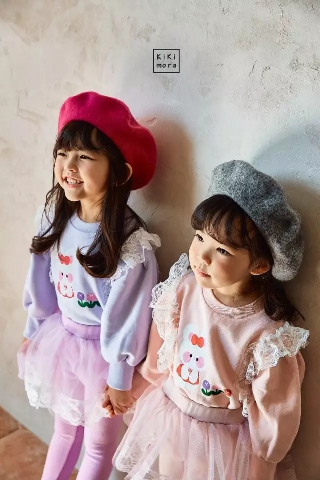 Kikimora - Korean Children Fashion - #Kfashion4kids - Mimi Lace Sweatshirt - 4
