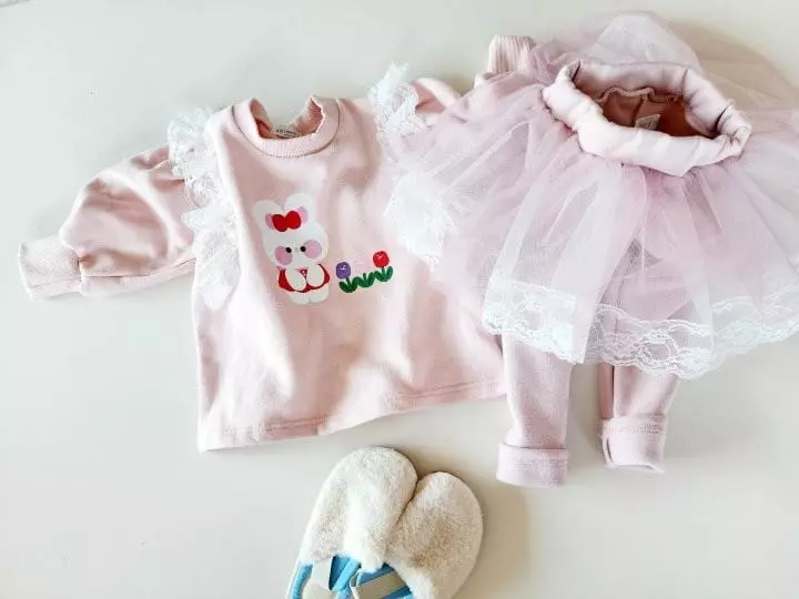Kikimora - Korean Children Fashion - #prettylittlegirls - Mimi Lace Sweatshirt - 7