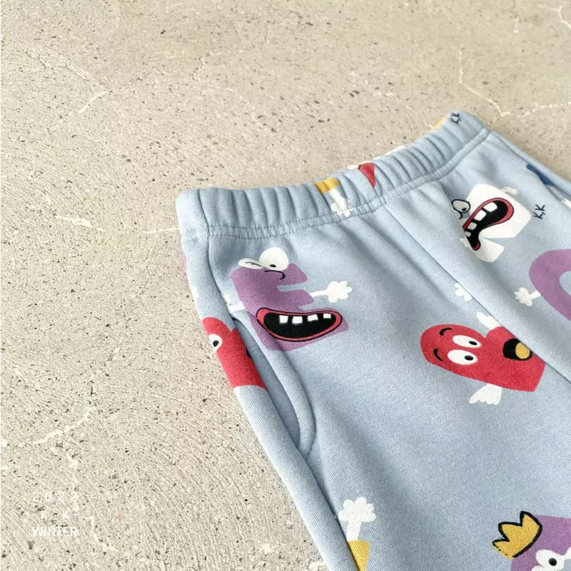 Kk - Korean Children Fashion - #childofig - Alpabet Zip-up Set - 11