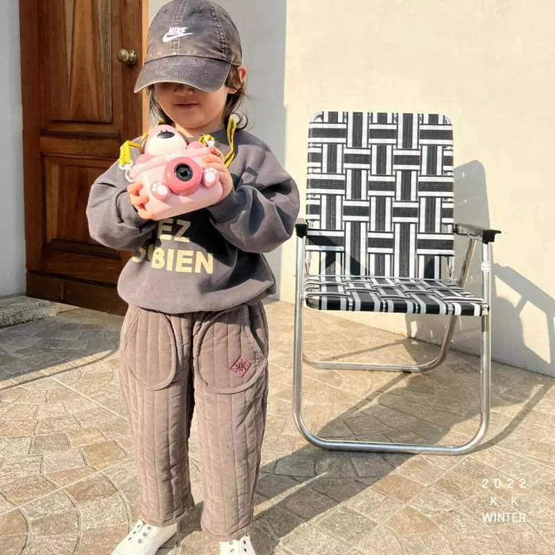 Kk - Korean Children Fashion - #childofig - Quilting Pocket Pants - 10
