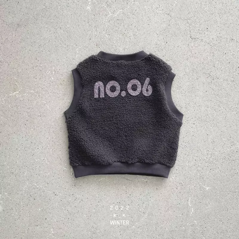 Kk - Korean Children Fashion - #designkidswear - Number 6 Vest - 7
