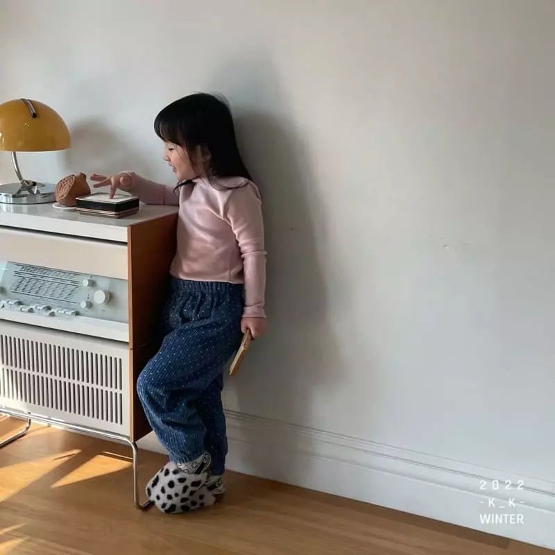 Kk - Korean Children Fashion - #designkidswear - Kid Dot Pants - 12