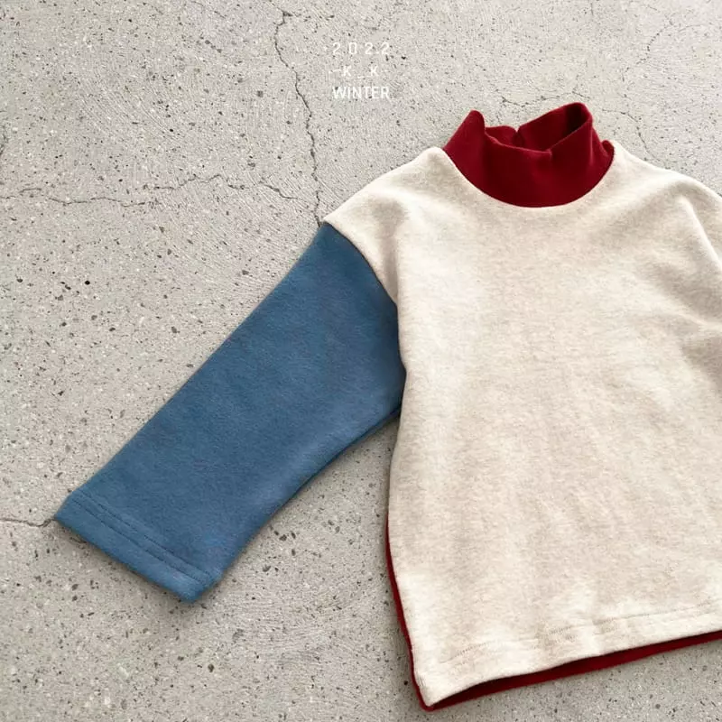 Kk - Korean Children Fashion - #discoveringself - Color Turtleneck Tee - 3