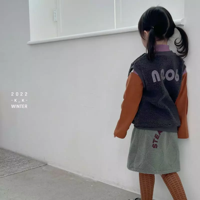 Kk - Korean Children Fashion - #kidsshorts - Number 6 Vest - 10