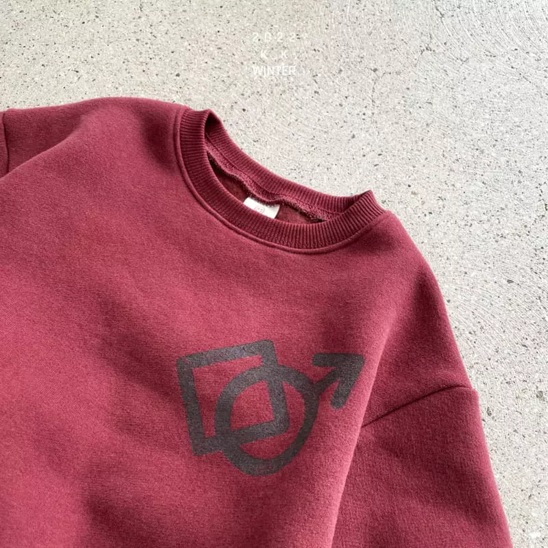 Kk - Korean Children Fashion - #kidsshorts - Shape Sweatshirt - 2