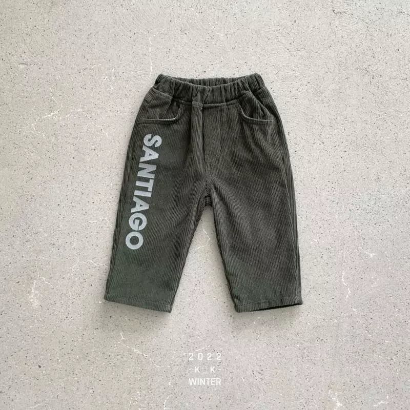 Kk - Korean Children Fashion - #magicofchildhood - Snatiago Corduroy Pants - 9