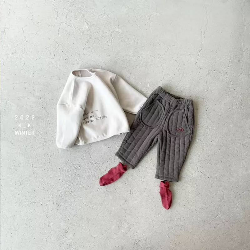Kk - Korean Children Fashion - #magicofchildhood - Quilting Pocket Pants - 7