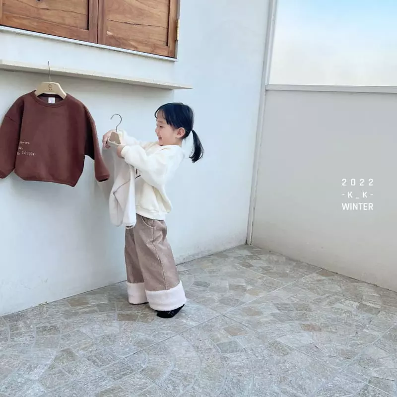 Kk - Korean Children Fashion - #minifashionista - Kid Check Rib Pants - 6