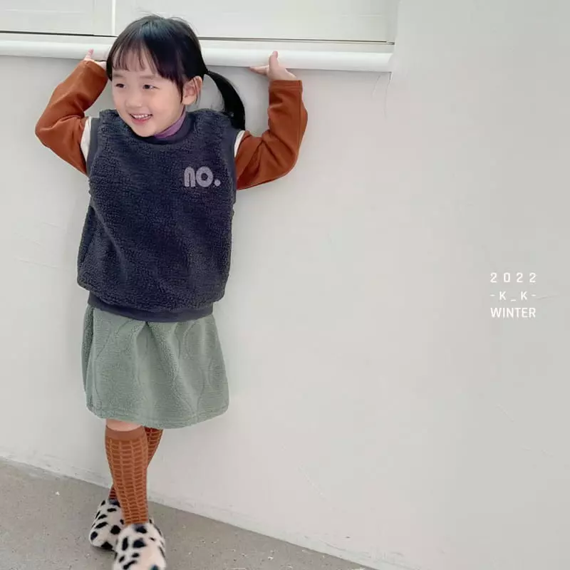 Kk - Korean Children Fashion - #minifashionista - Number 6 Vest - 2
