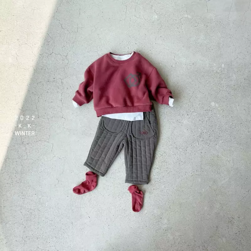Kk - Korean Children Fashion - #minifashionista - Quilting Pocket Pants - 8