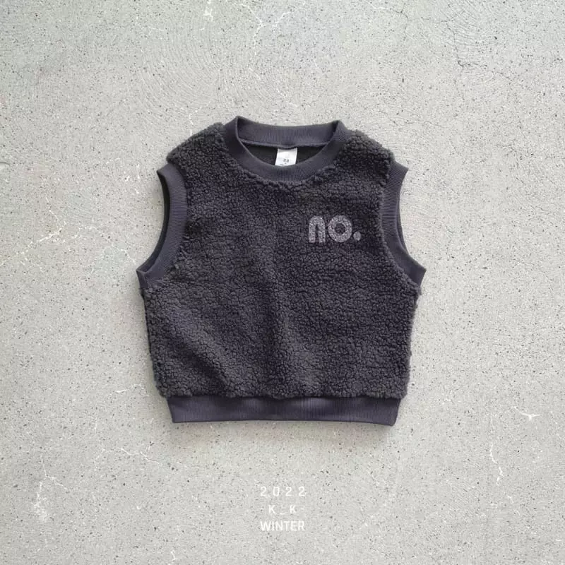 Kk - Korean Children Fashion - #prettylittlegirls - Number 6 Vest - 3