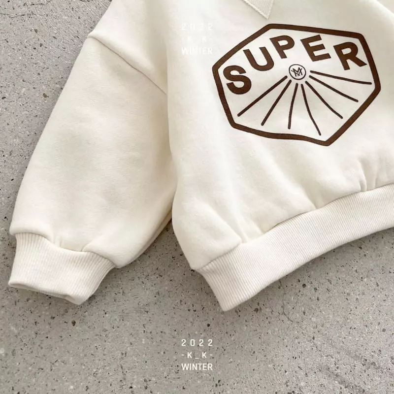 Kk - Korean Children Fashion - #prettylittlegirls - Super Sweatshirt - 10