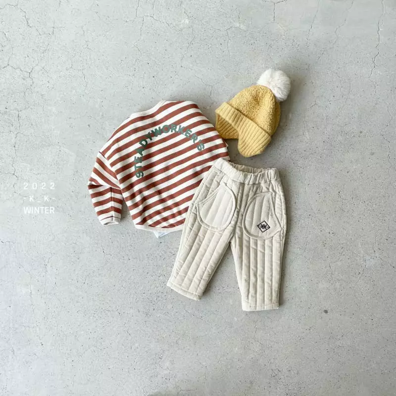 Kk - Korean Children Fashion - #prettylittlegirls - Quilting Pocket Pants - 9
