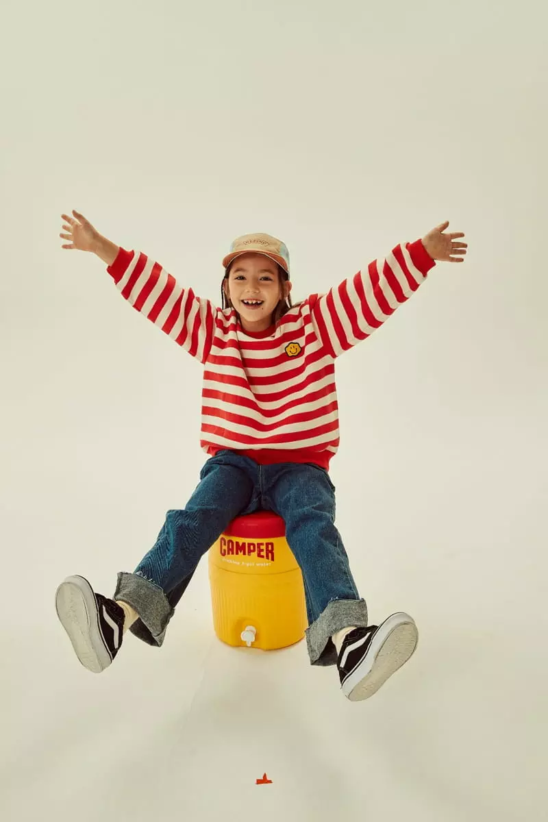 Kokoyarn - Korean Children Fashion - #Kfashion4kids - Slim Stripes Sweatshirt - 5