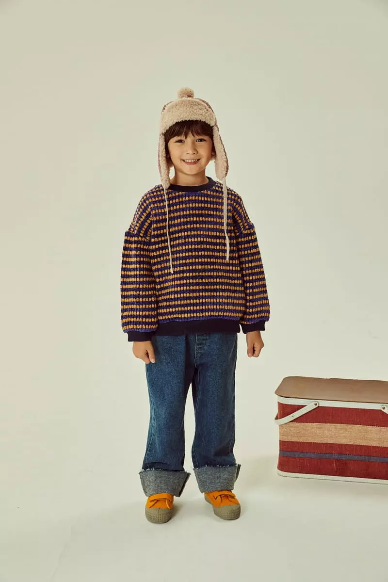 Kokoyarn - Korean Children Fashion - #discoveringself - Pop Knit Sweatshirt - 2