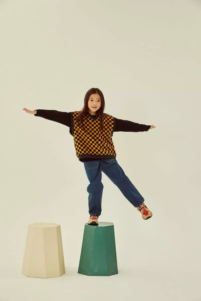 Kokoyarn - Korean Children Fashion - #minifashionista - Checker Vest - 9