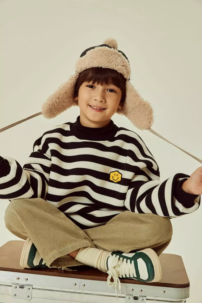 Kokoyarn - Korean Children Fashion - #minifashionista - Slim Stripes Sweatshirt - 8