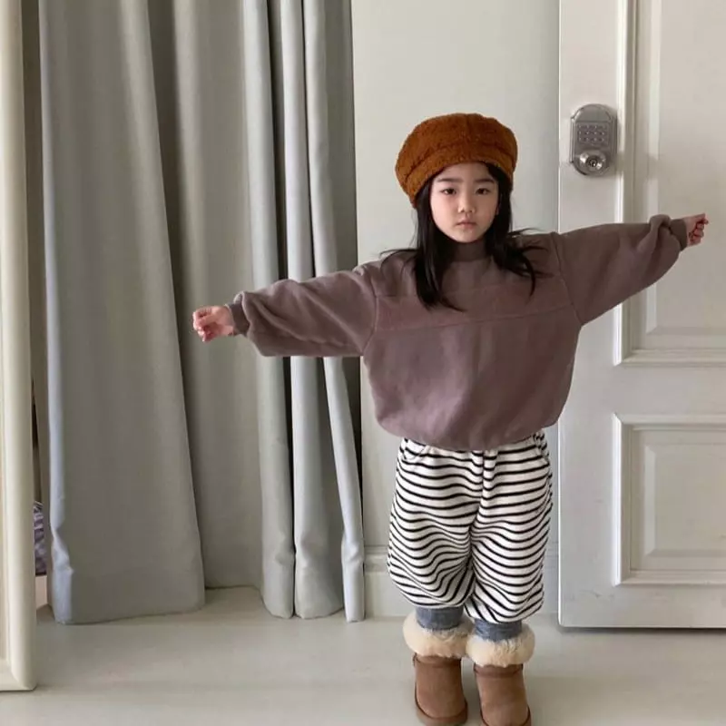 La Chouchou - Korean Children Fashion - #Kfashion4kids - Gray Pants - 6
