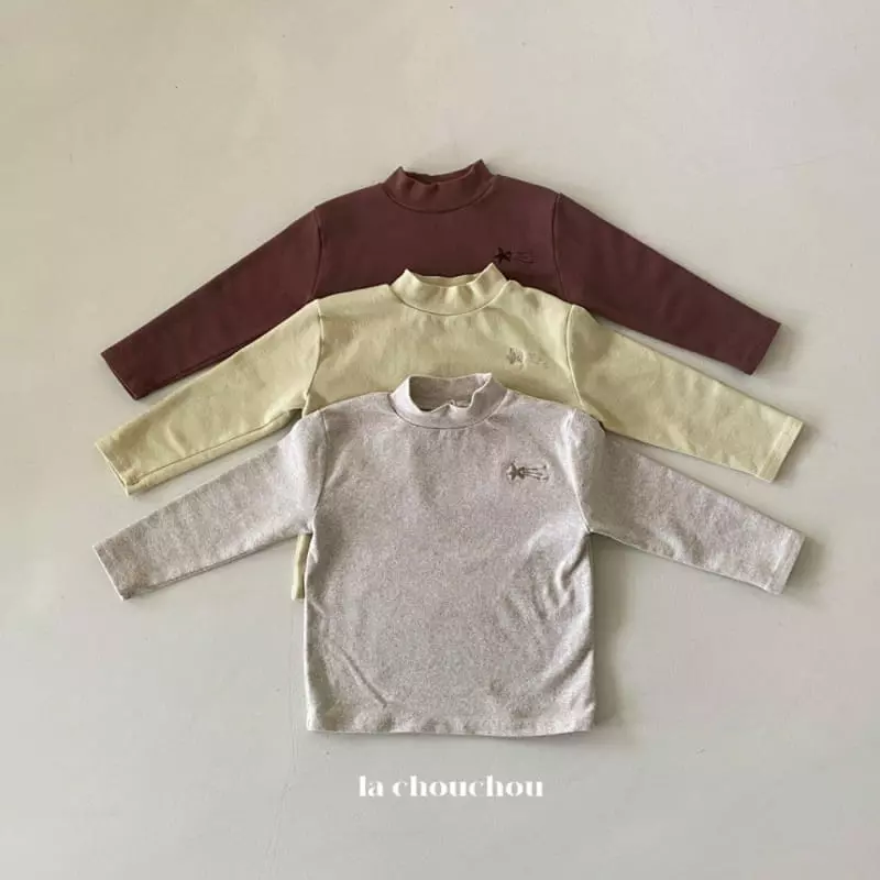 La Chouchou - Korean Children Fashion - #discoveringself - Star Turtleneck Tee - 12