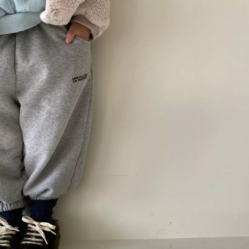 La Chouchou - Korean Children Fashion - #kidzfashiontrend - Gray Pants - 5