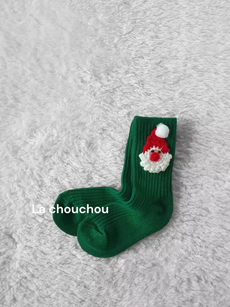 La Chouchou - Korean Children Fashion - #stylishchildhood - Santa Socks - 2
